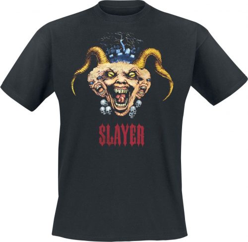 Slayer Triple Goathead Tričko černá