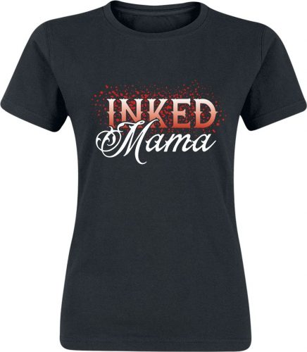 Family & Friends Inked Mama Dámské tričko černá
