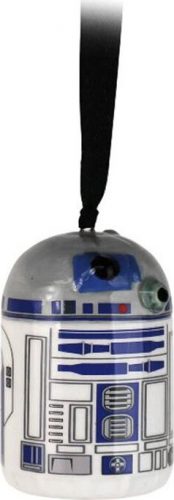 Star Wars R2-D2 Vánocní ozdoba - koule bílá/modrá