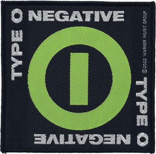 Type O Negative Negative Symbol nášivka cerná/zelená