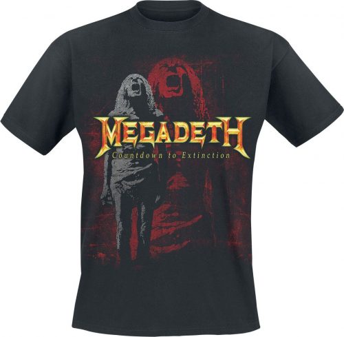 Megadeth Countdown Overlay Tričko černá