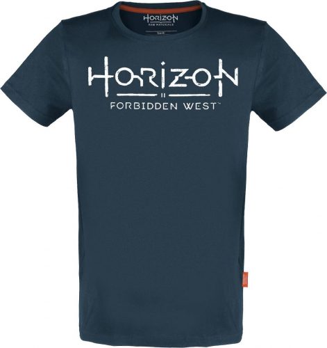 Horizon Forbidden West Logo Tričko modrá