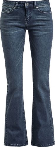 Black Premium by EMP Tmavomodré džínsy s rozšírenými nohavicami Grace Dámské džíny modrá