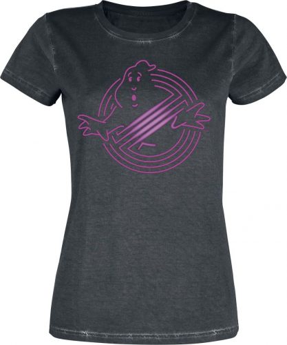 Ghostbusters Pink Logo Dámské tričko černá