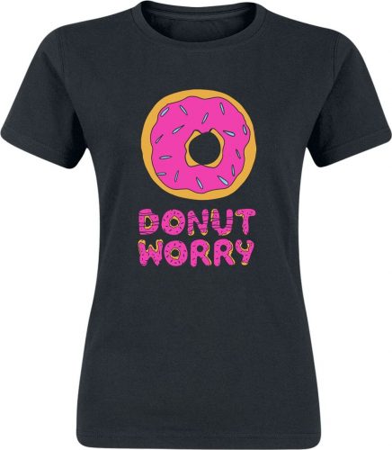 Food Donut Worry Dámské tričko černá