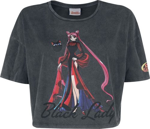 Sailor Moon Black Lady Dámské tričko šedá