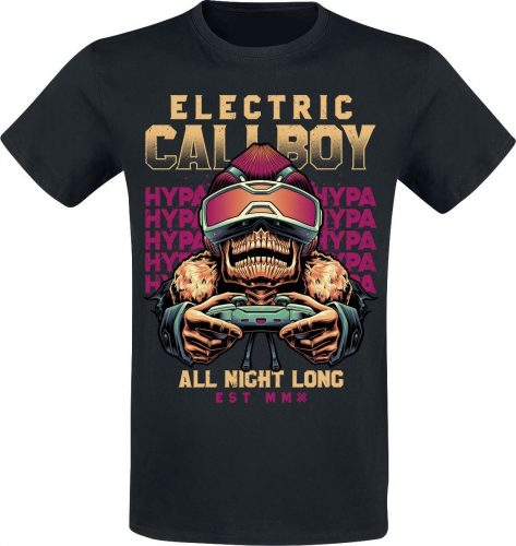 Electric Callboy All Night Long Tričko černá