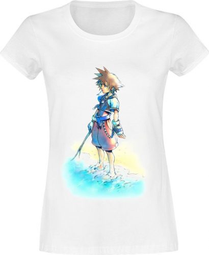 Kingdom Hearts Beach Sora Dámské tričko bílá