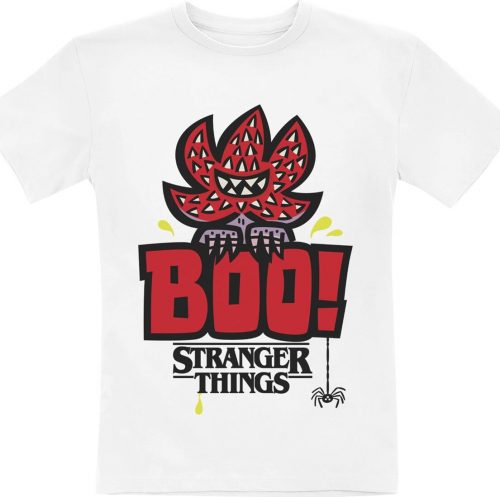 Stranger Things Kids - Boo! detské tricko bílá