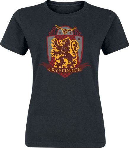 Harry Potter Gryffindor Chest Badge Dámské tričko černá