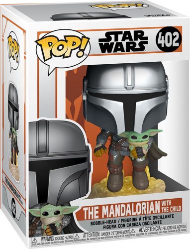 Star Wars Vinylová figurka č. 402 The Mandalorian - The Mandalorian With The Child Sberatelská postava standard