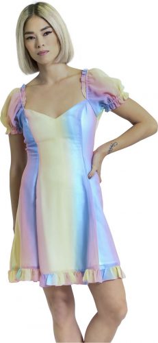 Hell Bunny Mini šaty Halo Šaty vícebarevný