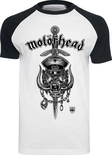 Motörhead Warpig Dagger Crest Tričko bílá/cerná