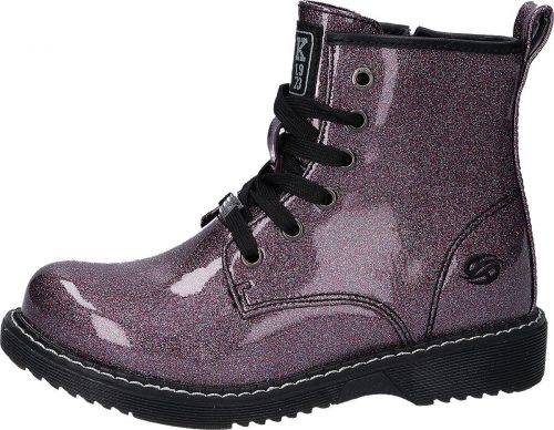 Dockers by Gerli Lesklé fialové boty z polyuretanu Dětské boty šeríková