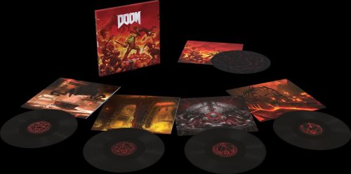 Doom Originální herní soundtrack (Mick Gordon) - 5th Anniversary 4-LP černá