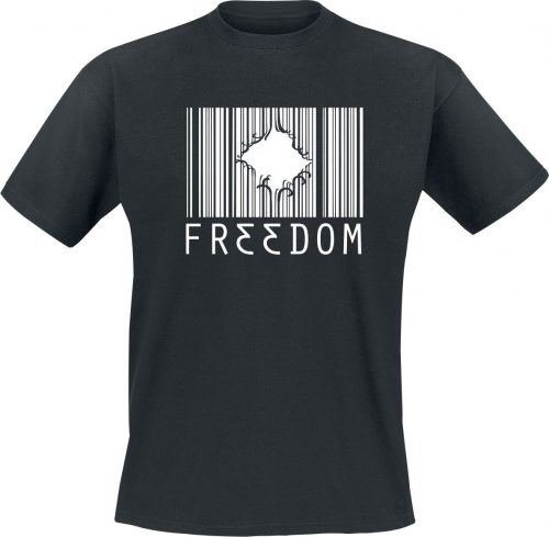 Sprüche Freedom Tričko černá