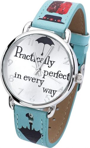 Mary Poppins Practically Perfect In Every Way Náramkové hodinky modrá
