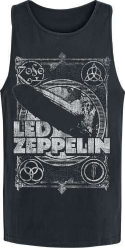 Led Zeppelin Vintage Print LZ1 Tank top černá