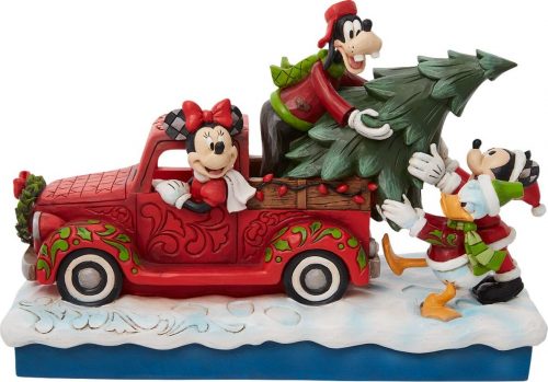 Mickey & Minnie Mouse Micky und Freunde - Weihnachtsbaum im roten Pick-Up Sberatelská postava standard