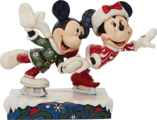 Mickey & Minnie Mouse Micky und Minnie beim Schlittschuhlaufen Sberatelská postava standard