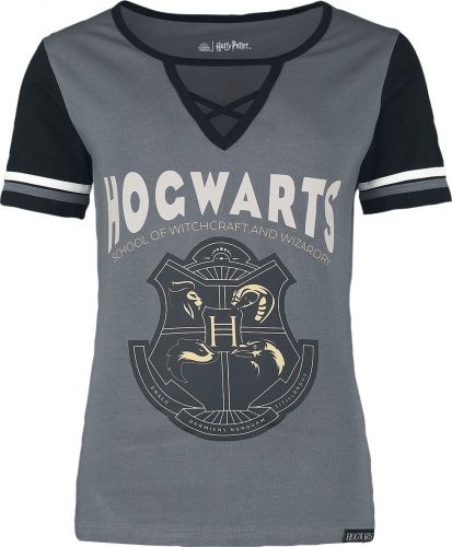 Harry Potter Hogwart's Crest Dámské tričko šedá
