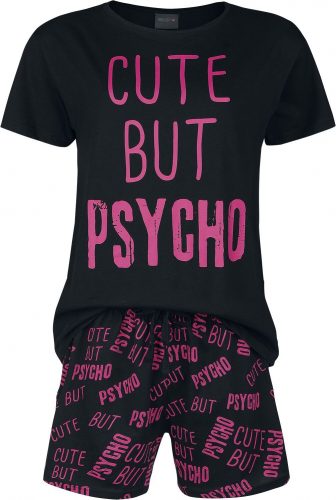 Cute But Psycho pyžama vícebarevný