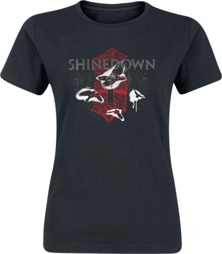 Shinedown Madness Clockwork Dámské tričko černá