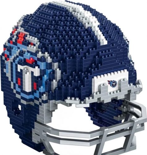 NFL Tennessee Titans - 3D BRXLZ - Replika Helm Hracky modrá/cervená/bílá