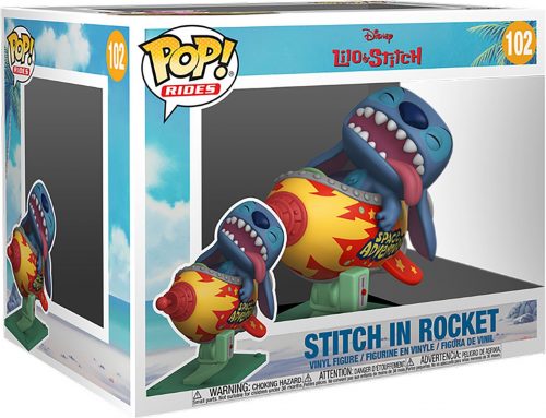 Lilo & Stitch Stitch In Rocket (Pop! Ride) Vinyl Figur 102 Sberatelská postava standard