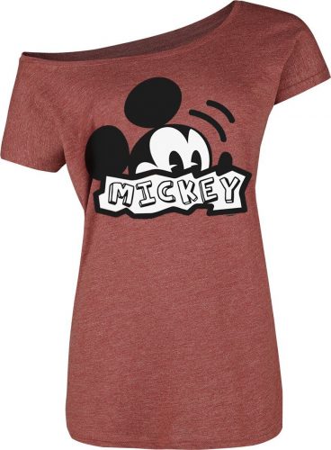 Mickey & Minnie Mouse Arrows Dámské tričko směs červené