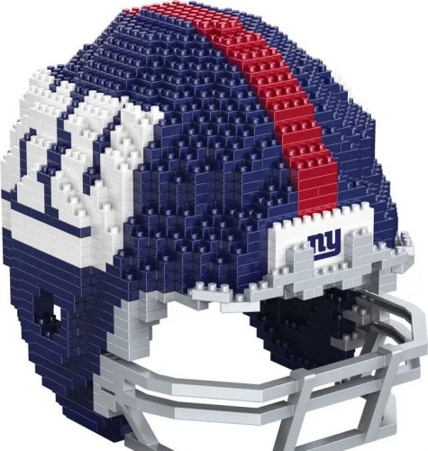 NFL New York Giants - 3D BRXLZ - Replika Helm Hracky modrá/cervená/bílá