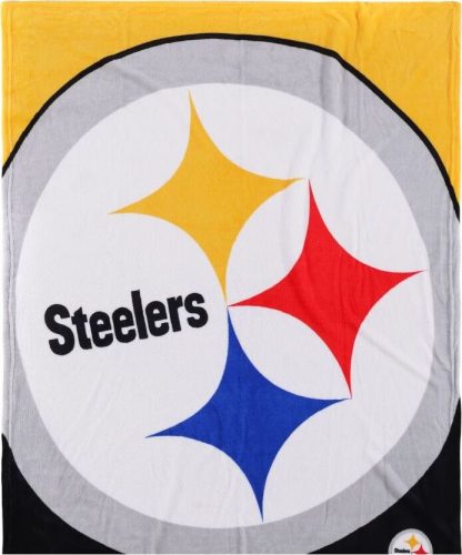 NFL Pittsburgh Steelers - Kuschelige Plüschdecke Deka vícebarevný
