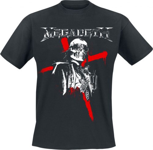 Megadeth Cross Vic Tričko černá