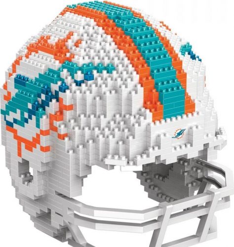 NFL Miami Dolphins - 3D BRXLZ - Replika Helm Hracky vícebarevný