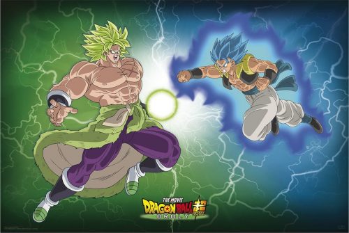 Dragon Ball Broly vs. Gogeta plakát vícebarevný