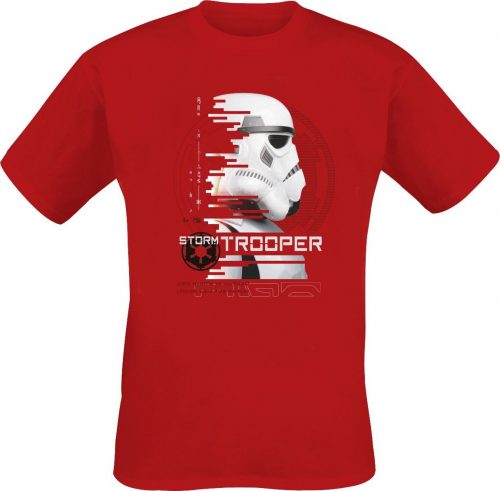 Star Wars Andor - Storm Trooper Tričko červená