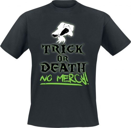 Sprüche Trick Or Death - No Mercy Tričko černá