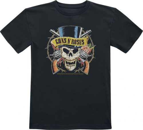 Guns N' Roses Metal-Kids - Top Hat detské tricko černá