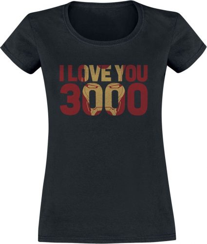 Iron Man I Love You 3000 Dámské tričko černá