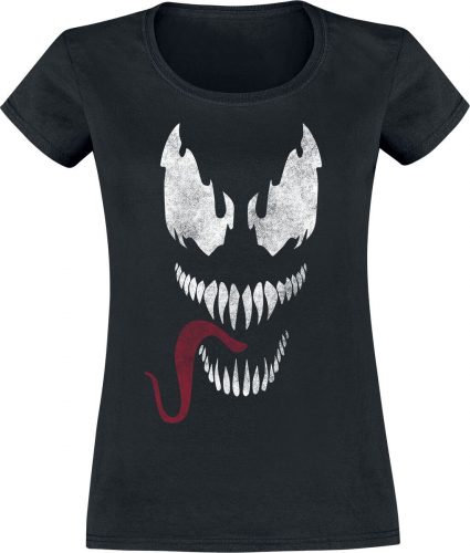 Venom (Marvel) Jazyk Dámské tričko černá