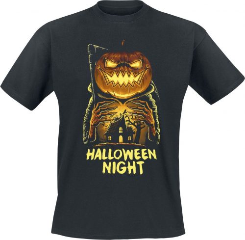 Sprüche Halloween Night Tričko černá