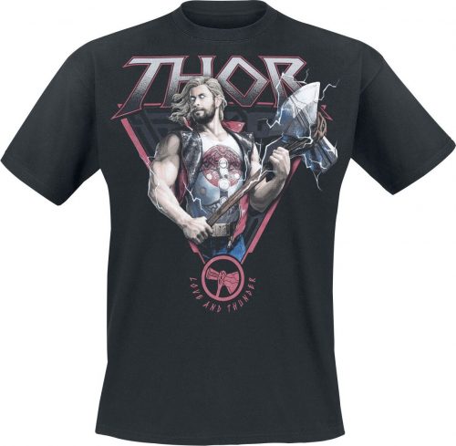 Thor Love And Thunder - Ravager Thor Tričko černá
