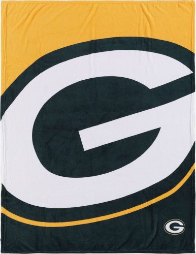 NFL Green Bay Packers - Kuschelige Plüschdecke Deka tmavě zelená / bílá