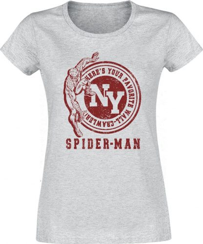 Spider-Man Wall Crawler Dámské tričko šedá