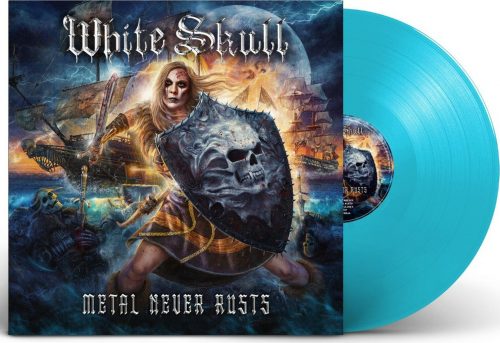 White Skull Metal never rusts LP barevný