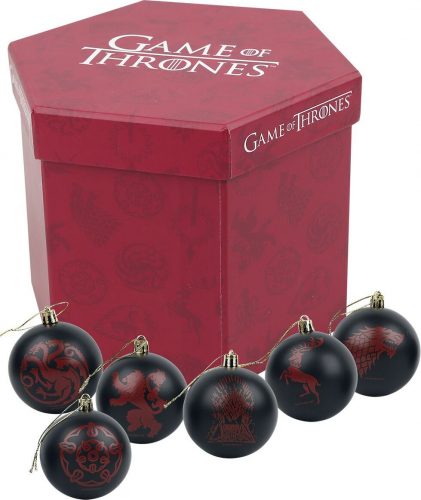 Game Of Thrones Symbole Vánocní ozdoba - koule černá