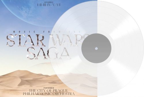 Star Wars Music from the Star Wars saga LP transparentní