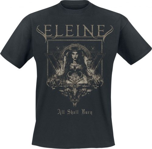 Eleine All shall burn Tričko černá