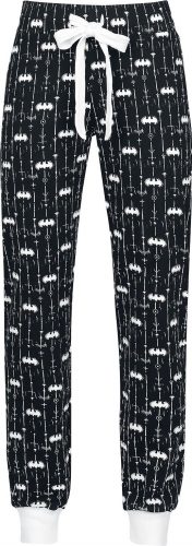 Batman Bat-Logo Pyžamové nohavice cerná/bílá