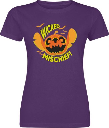 Mickey & Minnie Mouse Pumpkin Stitch Dámské tričko šeríková